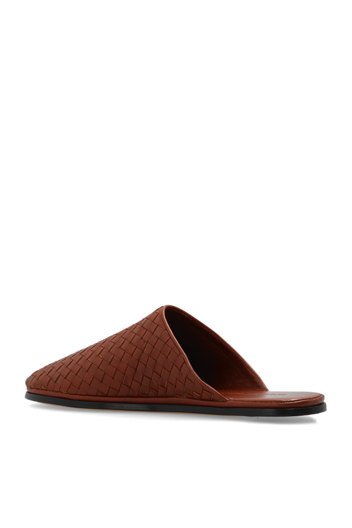 VIP【送料関税込】BottegaVeneta Leather Slippers Bottega Veneta® Men's Sunday Slipper in Black. Shop online now.